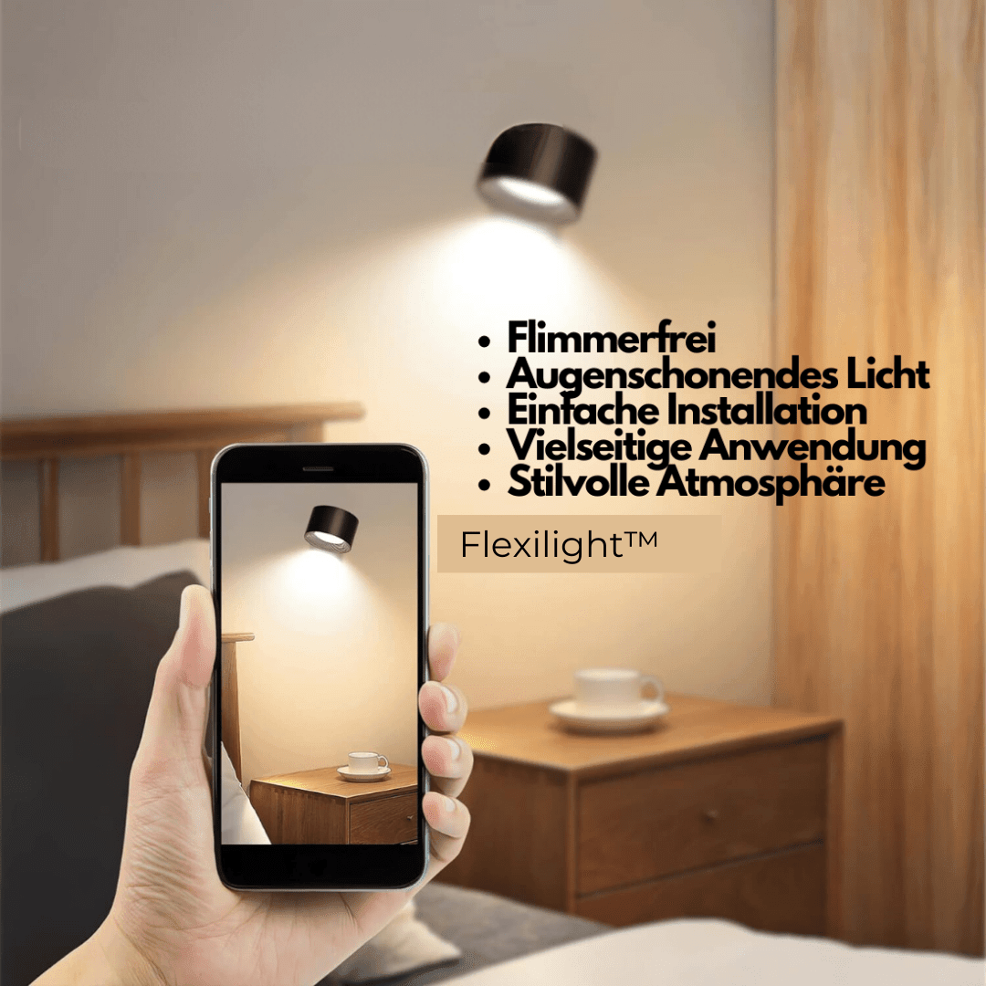 Portable LED Wall Sconce with USB Charging – 360° Swivel Head for Bedroom, Hallway, Reading Nook & Home Office | Thomler