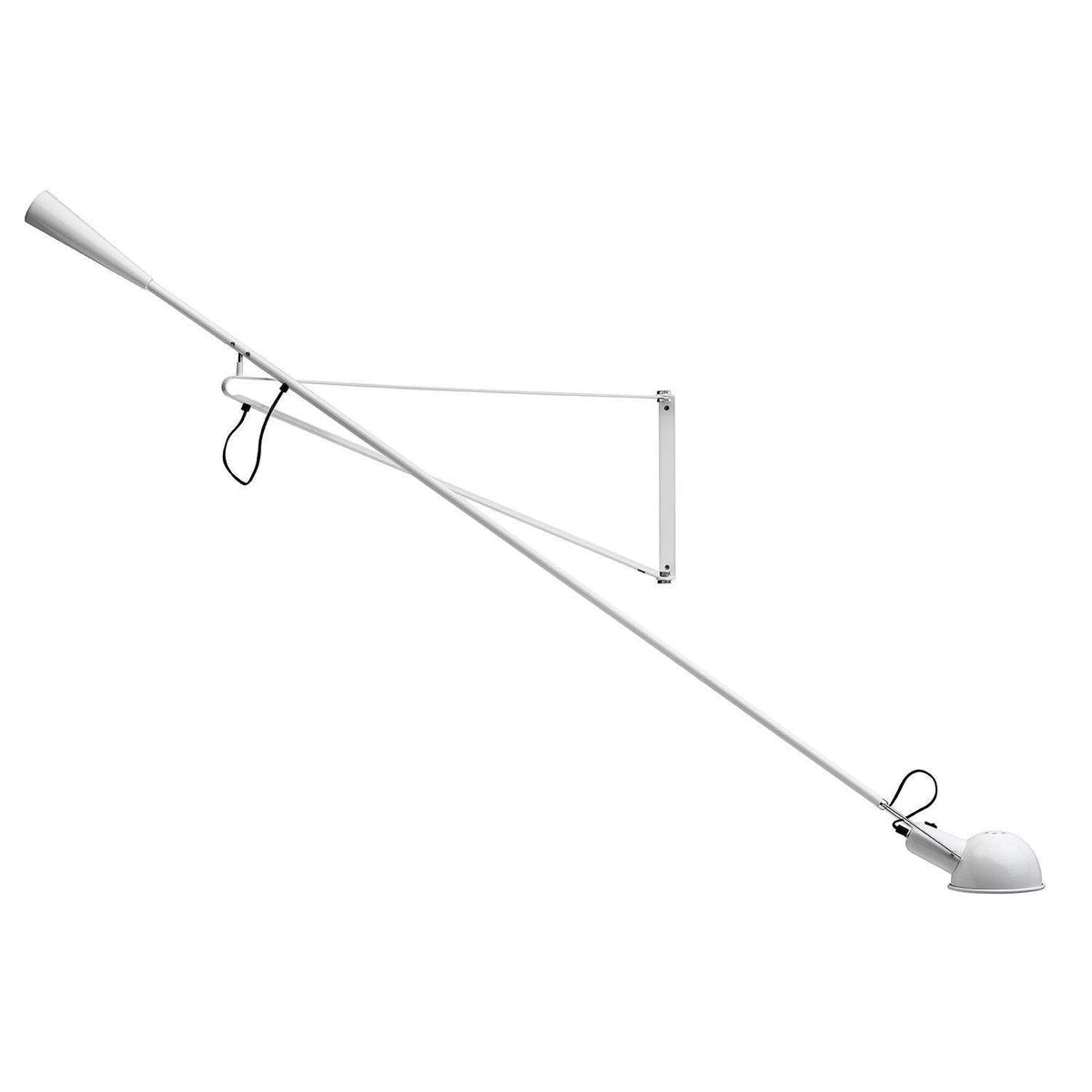 Articulated Metal Wall Light – Rotating Arm Industrial Sconce with Iron Counterweight for Living Room, Office & Commercial Spaces | Thomler