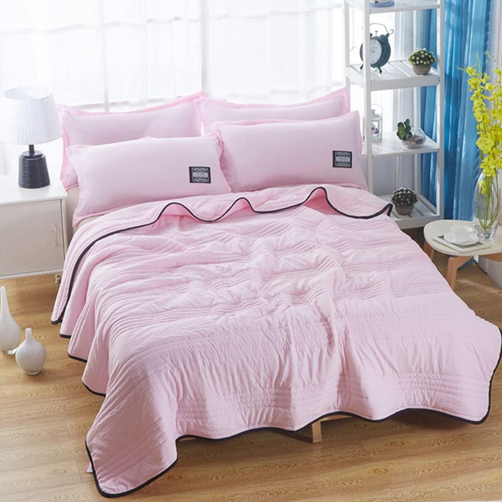 Temperature Regulating Throw Blanket – Lightweight Breathable Cooling Bedding for Hot Sleepers & Night Sweats – Moisture Wicking Soft Fabric | Thomler