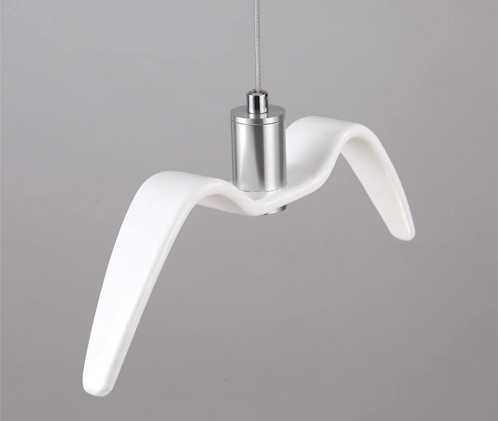 Pendant Light Resin LED 40.0 cm Black Dining Room Bird Ceiling Hanging Lamp Adjustable Cable Modern Scandinavian | Thomler