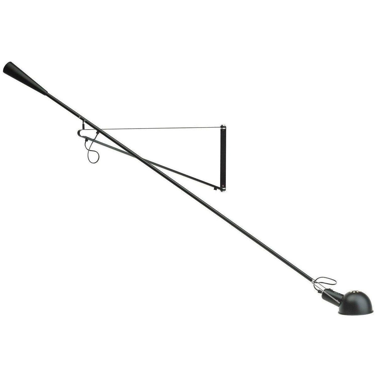 Articulated Metal Wall Light – Rotating Arm Industrial Sconce with Iron Counterweight for Living Room, Office & Commercial Spaces | Thomler