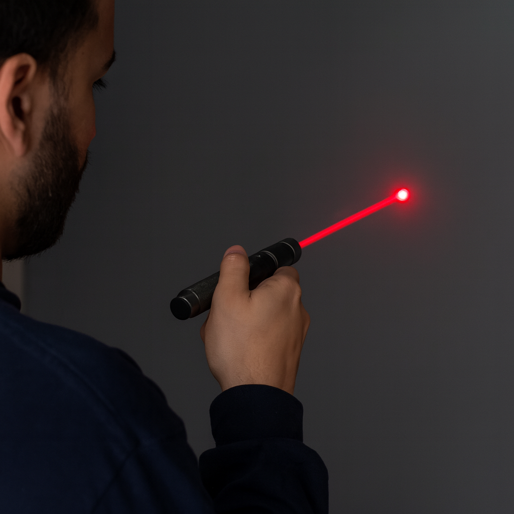 Rechargeable Tactical Laser Pointer with Adjustable Focus Beam for Presentations, Stargazing & Outdoor Use | USB Powered Long Distance | Thomler