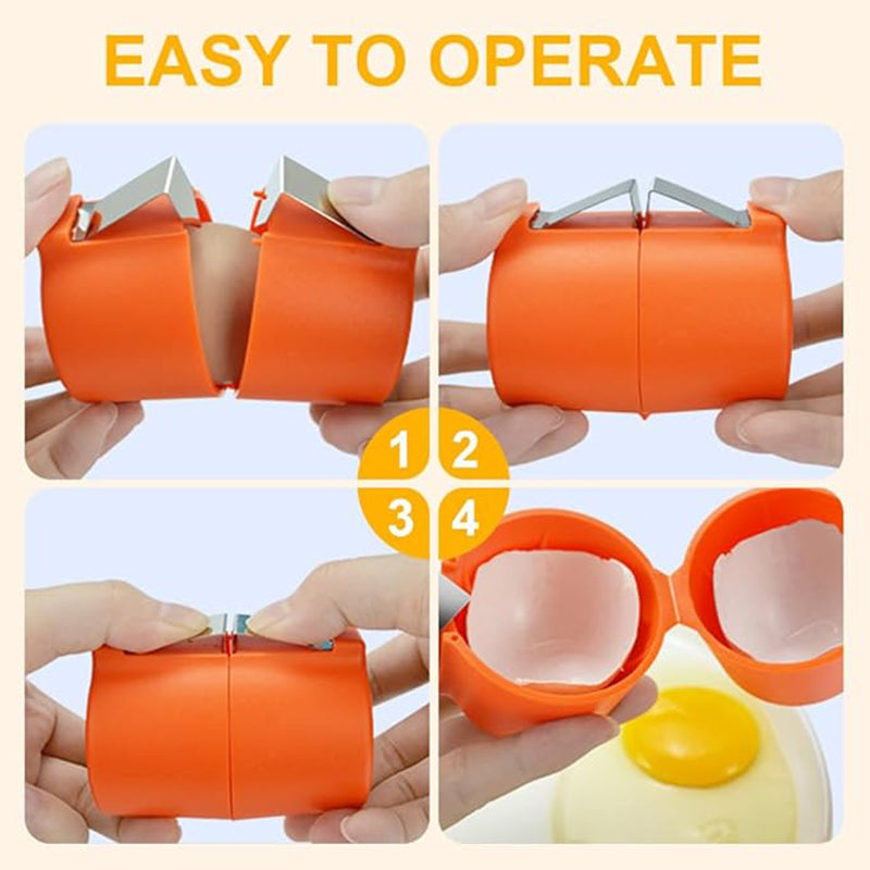 Compact Egg White Yolk Divider Tool with Ergonomic Grip for Baking and Cooking Kitchen Gadget | Thomler