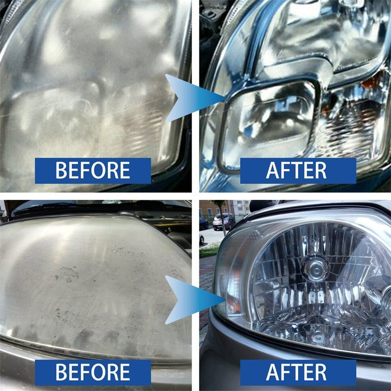 Headlight Restoration Kit – Removes Cloudiness & Yellowing for Crystal-Clear Lens Clarity on All Vehicles | Thomler