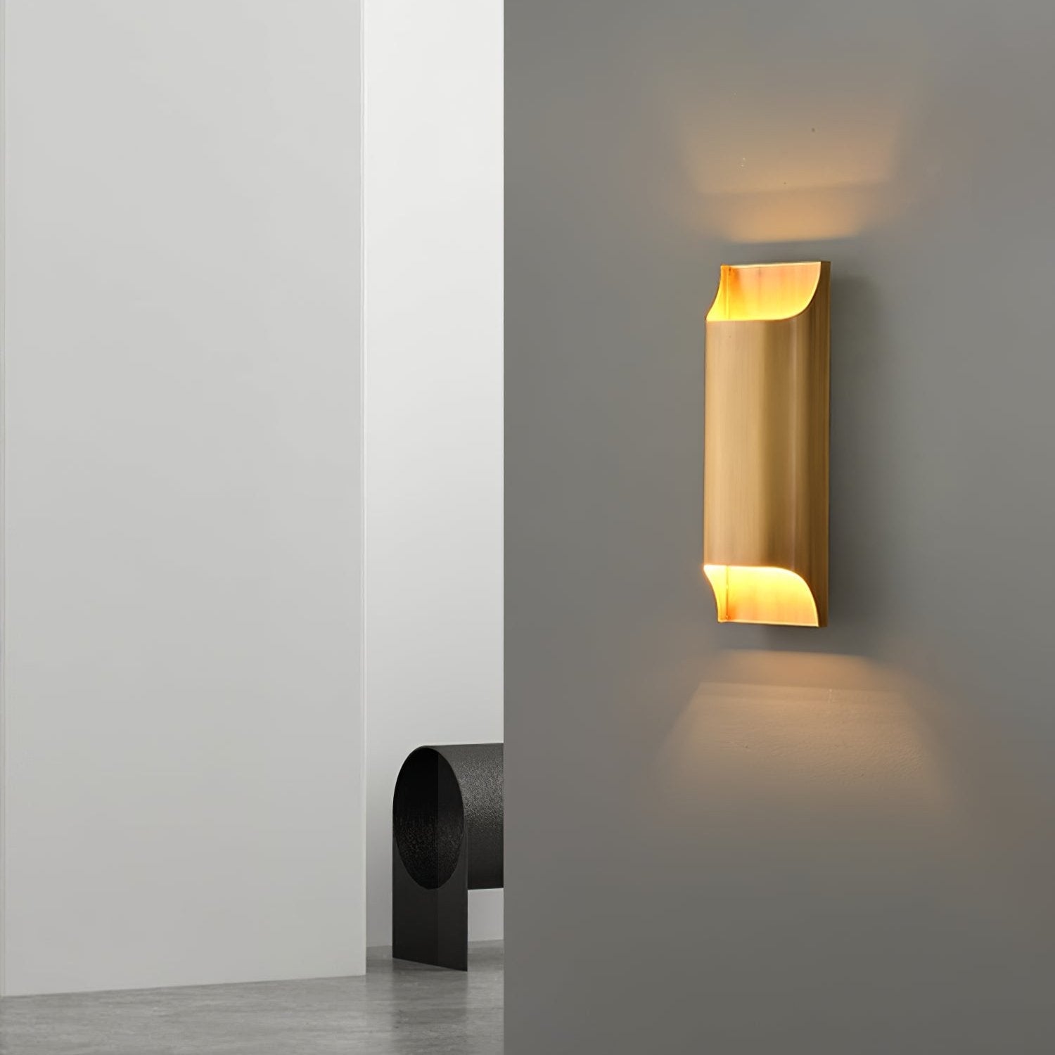 Wall Sconce Brass 9.8 in x 9.8 in Indoor LED G9 E14 Light Fixture Modern Living Room Bedroom Accent Lighting | Thomler