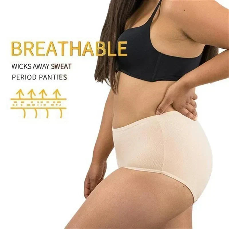 High-Waisted Leak-Proof Period Underwear for Women – Absorbent Incontinence Protection with Odor Control – Washable Reusable Design for Heav | Thomler