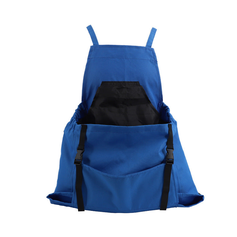 Garden Work Apron with Tool Pockets – Waterproof Oxford Cloth, Adjustable Cross-Back Straps for Men & Women, Mud-Proof Yard Work Protection | Thomler