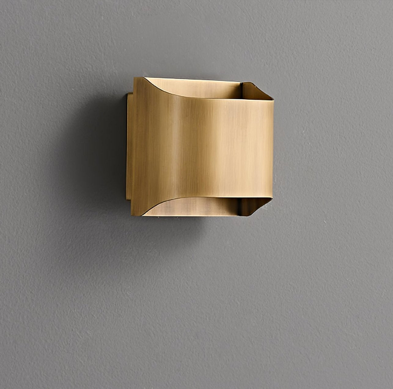 Wall Sconce Brass 9.8 in x 9.8 in Indoor LED G9 E14 Light Fixture Modern Living Room Bedroom Accent Lighting | Thomler