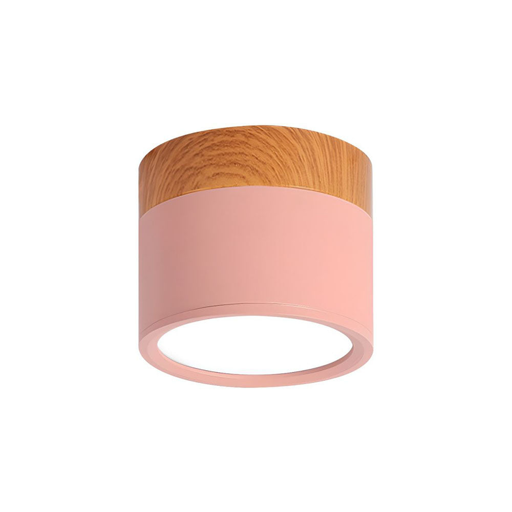 Ceiling Light Aluminium Wood LED 5W 7W Modern Hallway Living Room Surface Mount Lamp | Thomler