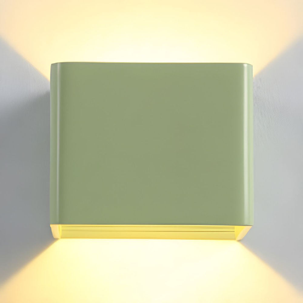 Wall Lamp Aluminium LED Up Down Indoor Hallway Bedroom Accent Lighting Modern Minimalist Sconce Black White | Thomler