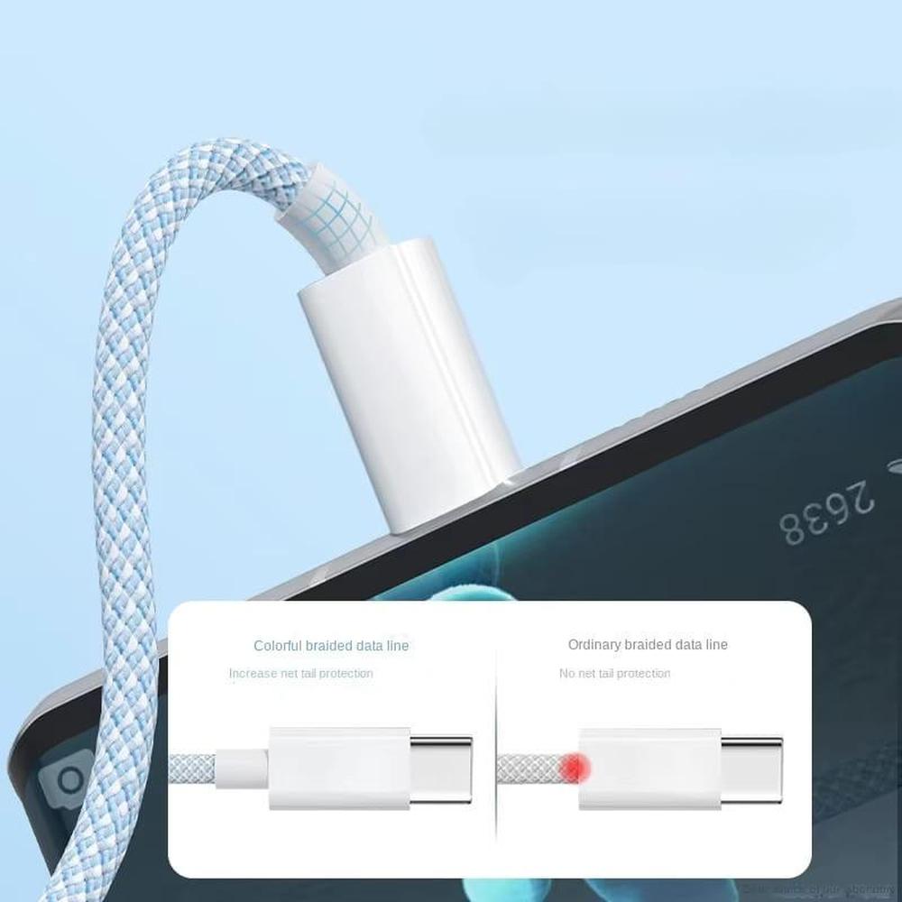 Multi-Device Fast Charging Cable USB-C to Lightning Micro-USB for iPhone Samsung Google Pixel Android Quick Power Adapter Cord 100W Data | Thomler
