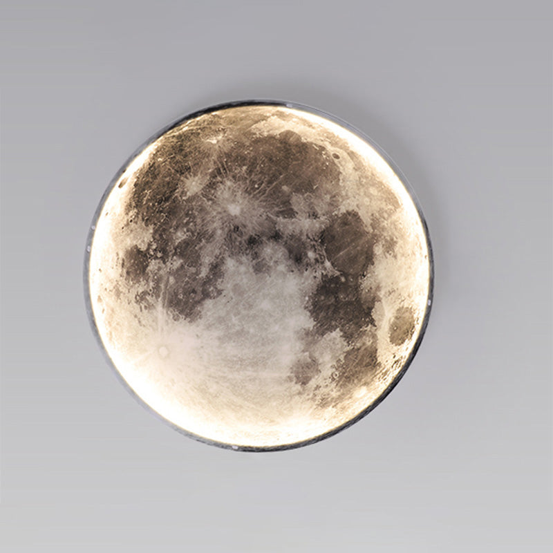 Wall Lamp PVC Moon Motif 100.0 cm LED Bedroom Living Room Dimmable Wall Sconce Ambient Lighting | Thomler