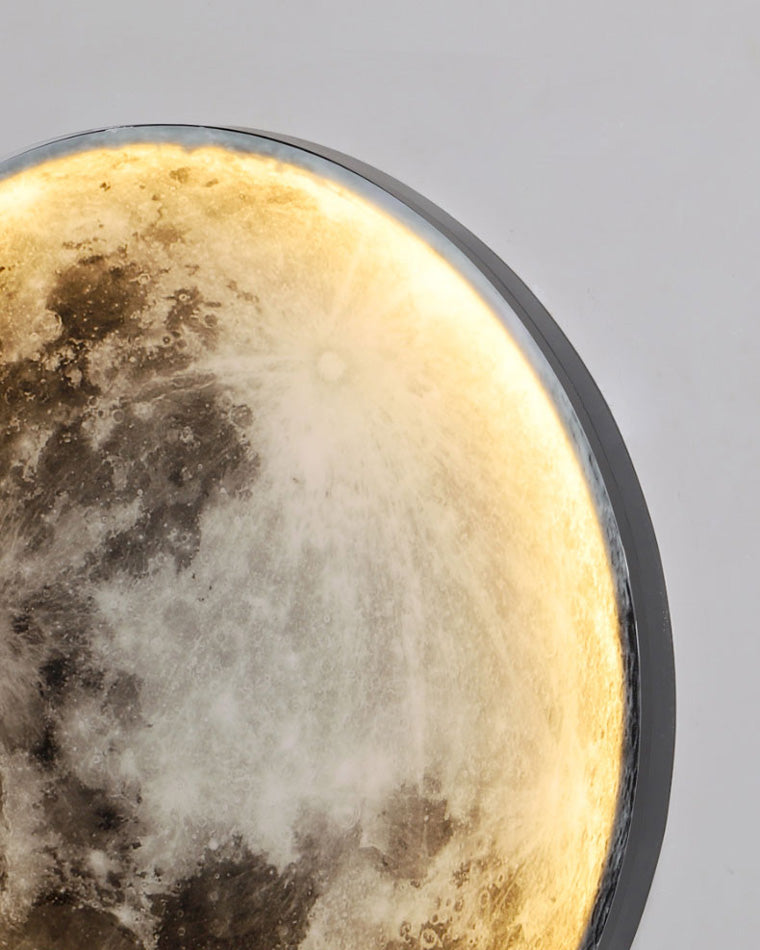 Wall Lamp PVC 24.0 cm 11W Moon Motif Living Room Bedroom Dimmable LED Wall Light Remote Controlled | Thomler