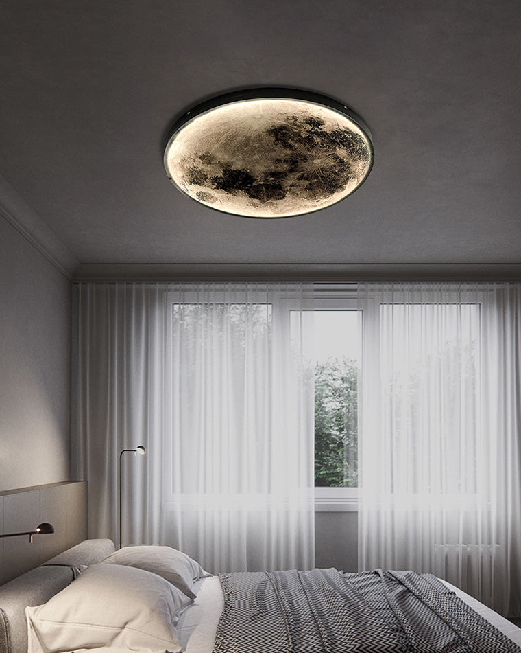 Wall Lamp PVC 24.0 cm 11W Moon Motif Living Room Bedroom Dimmable LED Wall Light Remote Controlled | Thomler