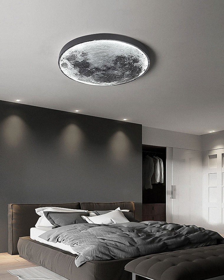 Wall Lamp PVC 24.0 cm 11W Moon Motif Living Room Bedroom Dimmable LED Wall Light Remote Controlled | Thomler