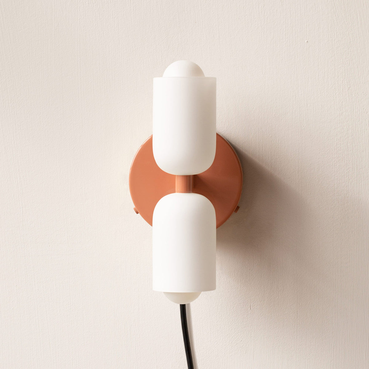 Cylindrical Acrylic Wall Sconce with Dual-Direction Glow for Bedroom & Hallway | Thomler