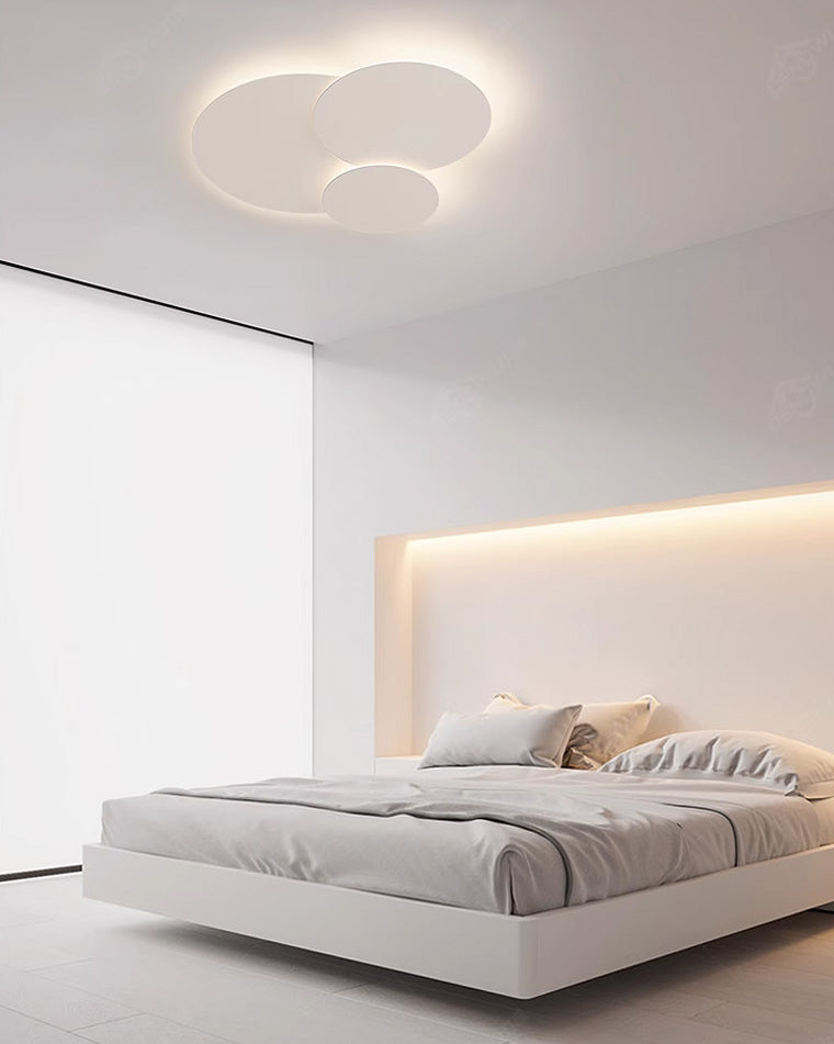 Ceiling Light Metal Acrylic 31.5 in x 28 in 103W Adjustable Bedroom Living Room Fixture | Thomler