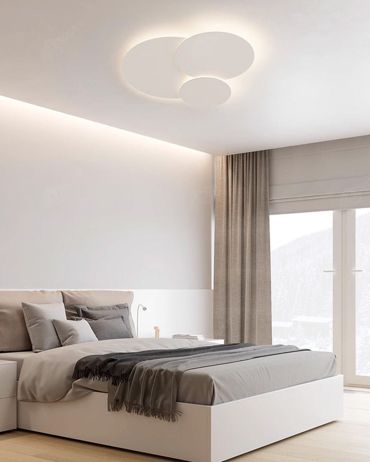 Ceiling Light Metal Acrylic 31.5 in x 28 in 103W Adjustable Bedroom Living Room Fixture | Thomler