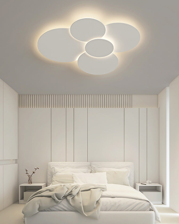 Ceiling Light Metal Acrylic 31.5 in x 28 in 103W Adjustable Bedroom Living Room Fixture | Thomler