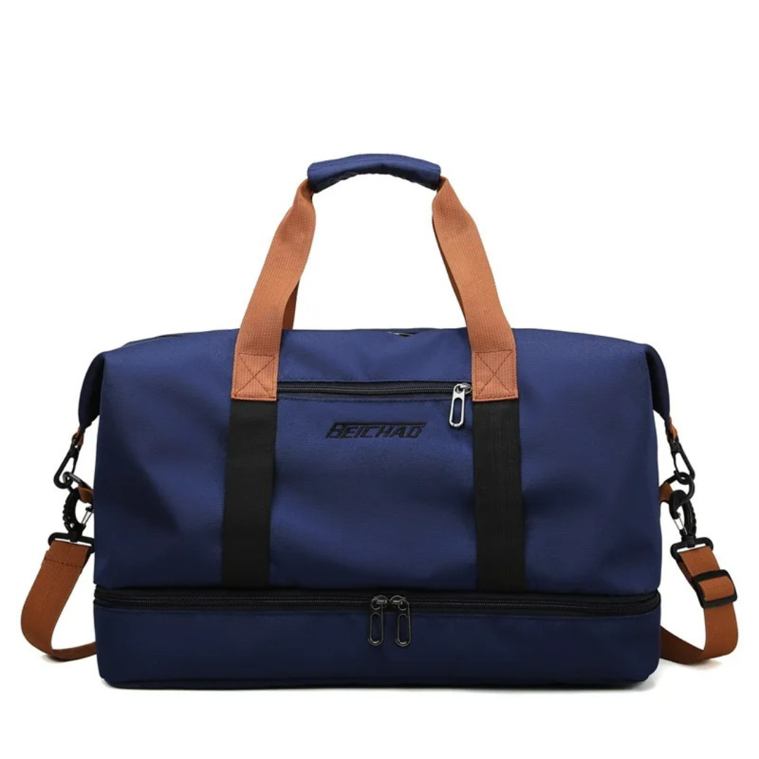 Weekend Duffel Bag with Shoe Compartment & Wet-Dry Separation for Gym Travel | Thomler