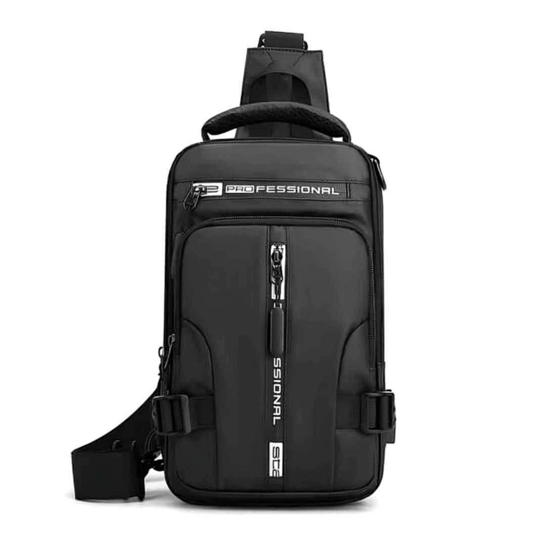 Crossbody Sling Bag with Anti-Theft Hidden Zippers & USB Charging Port – Water-Resistant Nylon Daypack for Travel, Commute & Everyday Carry | Thomler