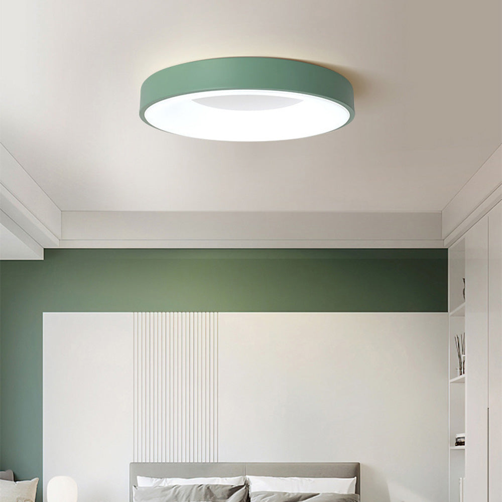 Ceiling Light Iron Acrylic LED Flush Mount Low Ceiling Bedroom Hallway Living Room Modern Round Lighting Fixture | Thomler