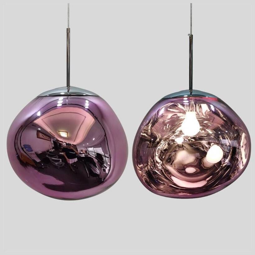 Pendant Light Mirrored Glass Sphere E27 Adjustable Dining Room Kitchen Island Hanging Ceiling Lamp | Thomler
