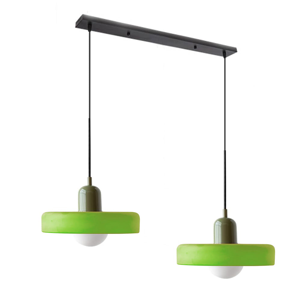 Pendant Light Glass Double Shade G9 35.0 cm Dining Room Kitchen Island Ceiling Fixture Modern Hanging Lamp | Thomler