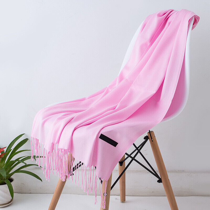 Premium Cashmere Wrap Scarf with Tassels – Oversized Soft Winter Shawl for Women – Versatile Styling – 79×28 in | Thomler
