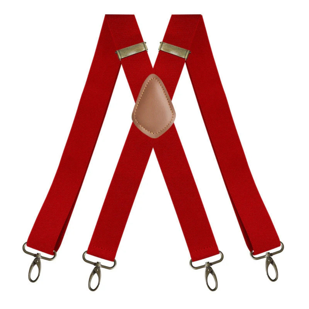 Adjustable X-Back Suspenders with Metal Clips for Men – Elastic Dress Braces for Formal & Casual Wear | Thomler