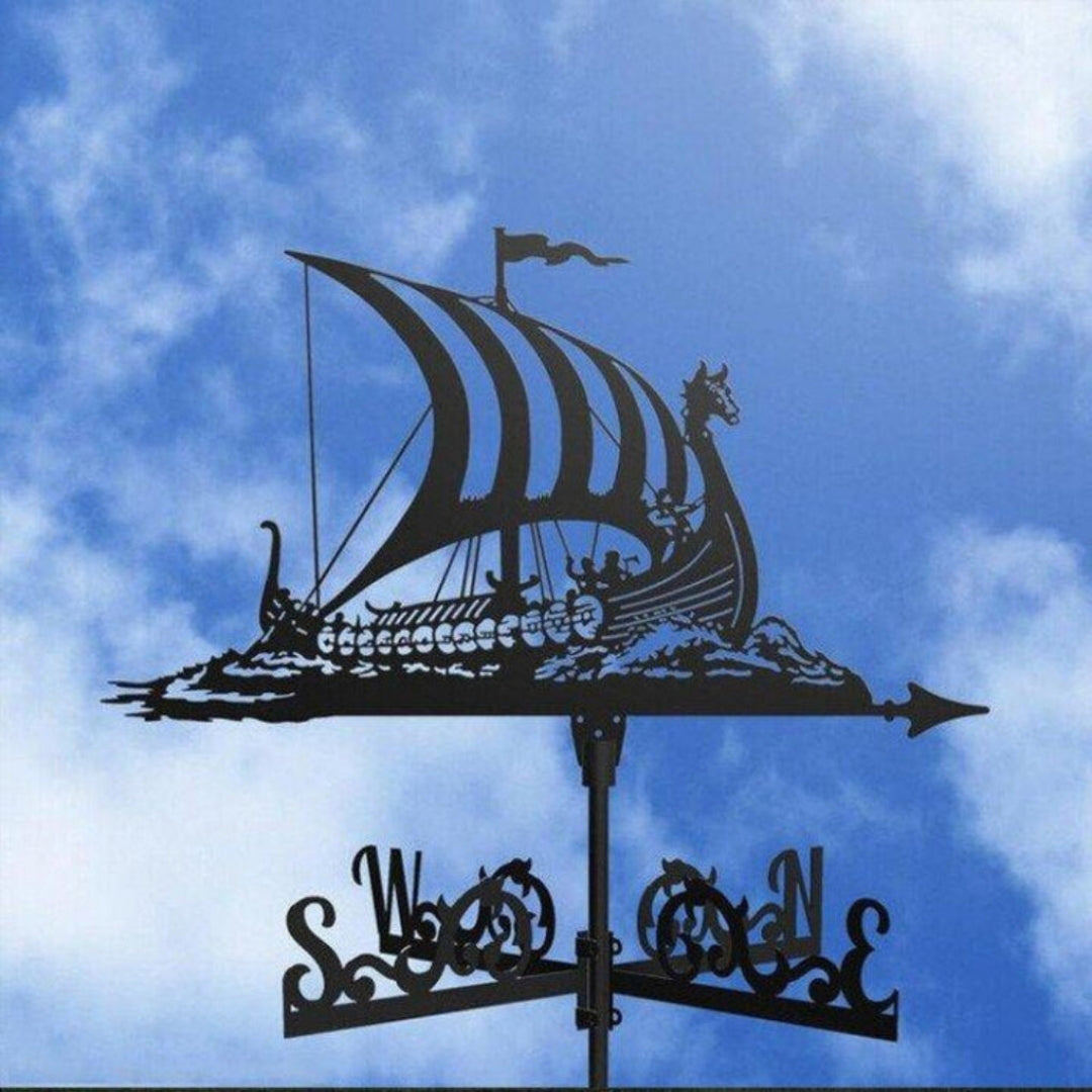 Decorative Weather Vane for Yard – Stainless Steel Wind Direction Indicator, Weatherproof Garden Accent | Thomler