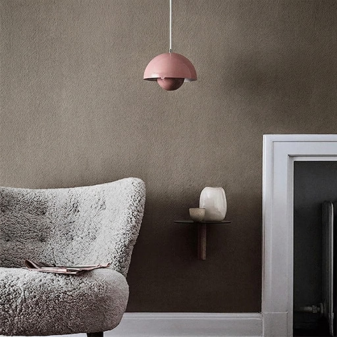 Hanging Planter Light Fixture with Built-In Pot for Indoor Plants & Modern Scandinavian Farmhouse Decor | Thomler