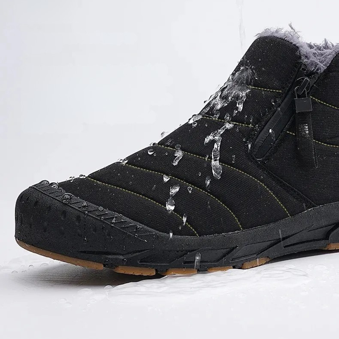 Insulated Waterproof Winter Boots with Side Zipper – Men's & Women's Snow Footwear for Cold Weather Walking | Thomler