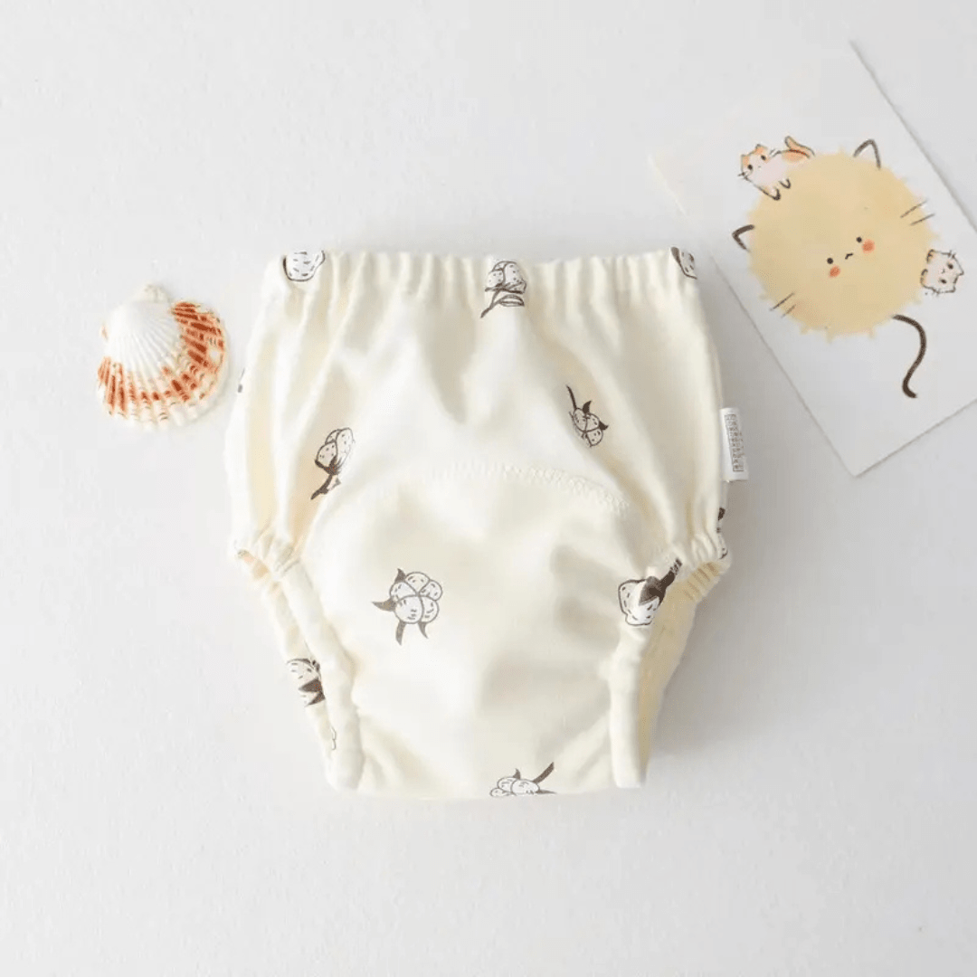 Reusable Toddler Training Pants for Potty Learning – 6-Pack of Washable Cotton Underwear with Waterproof Lining | Thomler