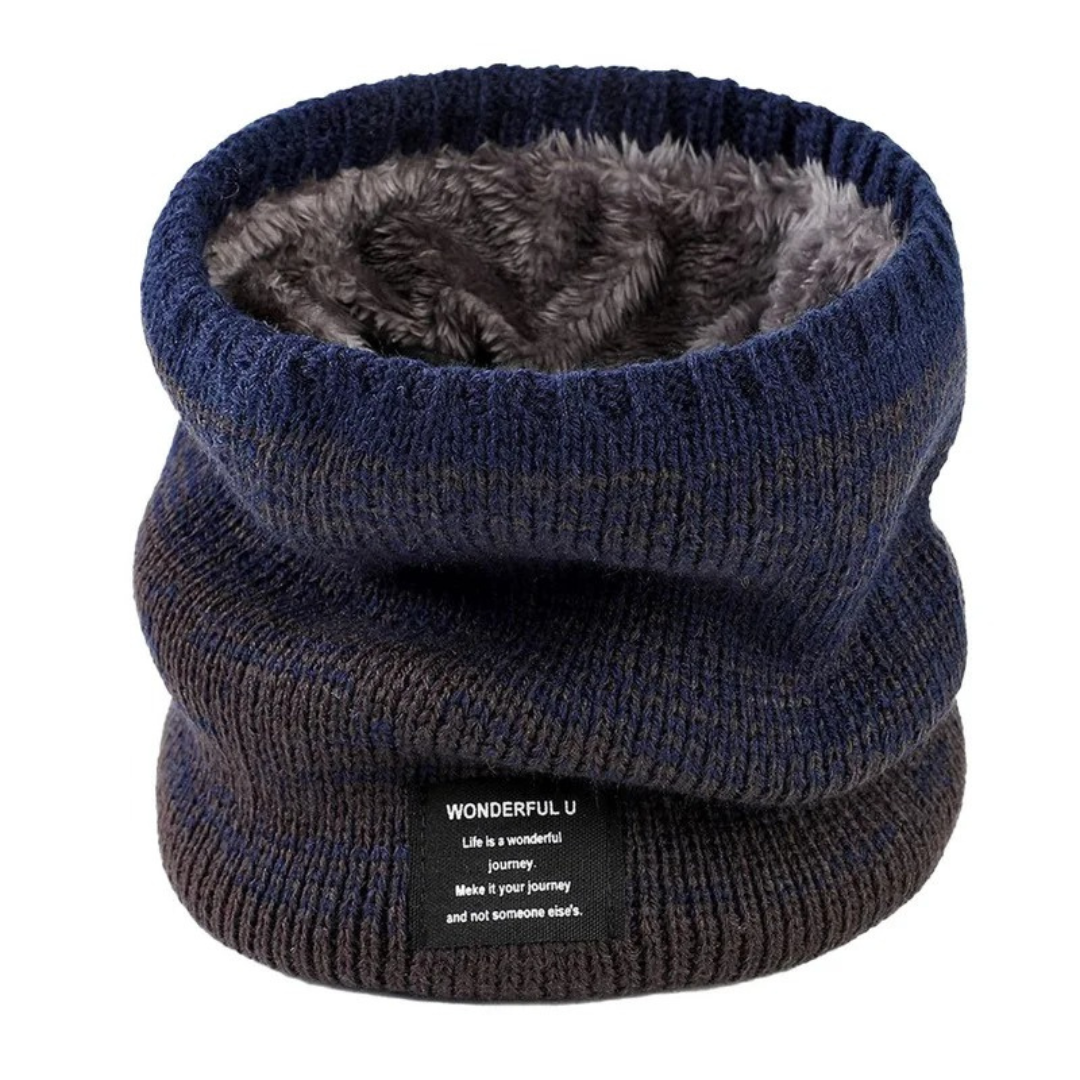 Fleece-Lined Knit Neck Warmer for Cold Weather Protection | Winter Scarf Gaiter for Men & Women | Thermal Neck Wrap for Outdoor Activities | Thomler