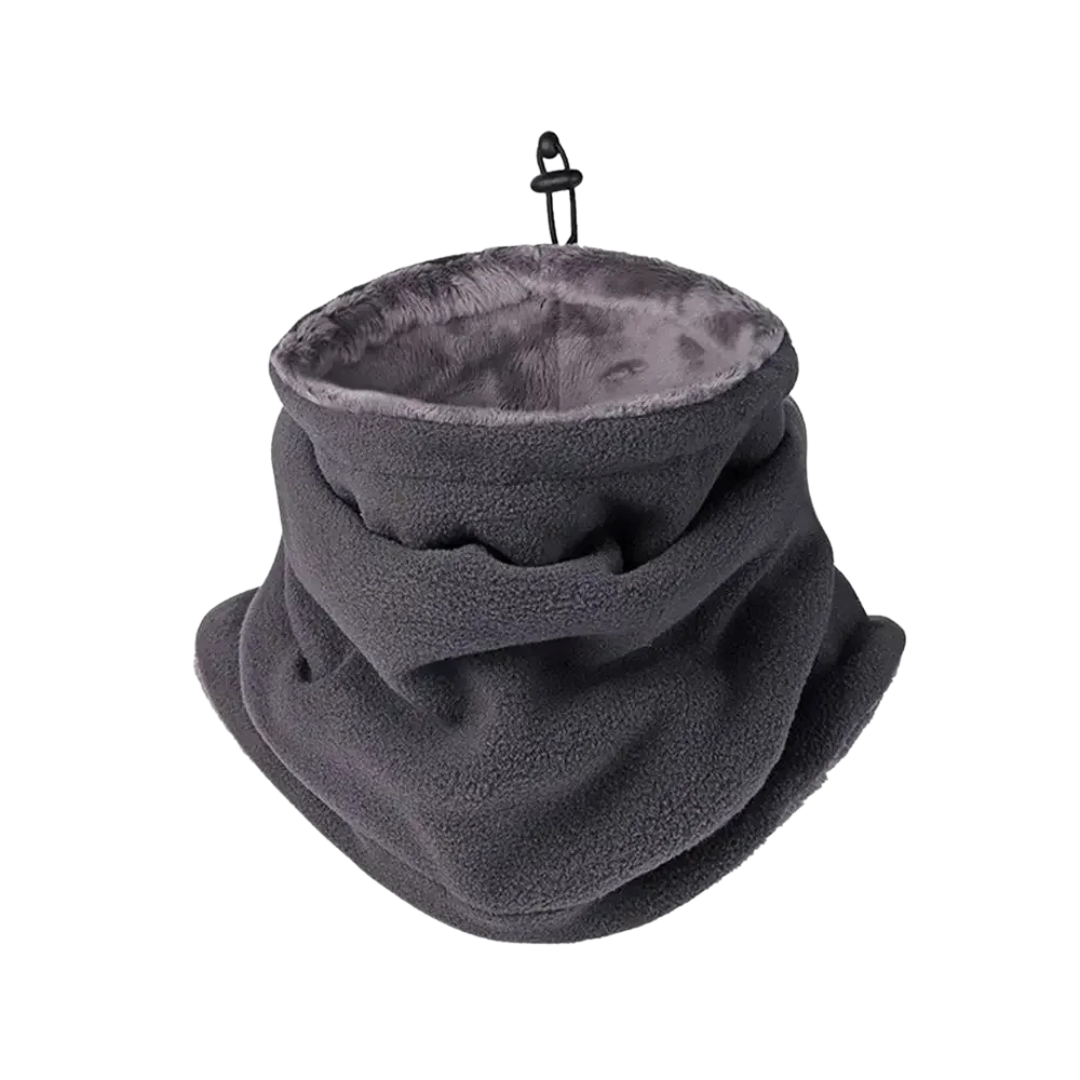 Adjustable Fleece Neck Gaiter with Drawstring for Winter Sports & Outdoor Activities – Versatile Face Cover | Thomler