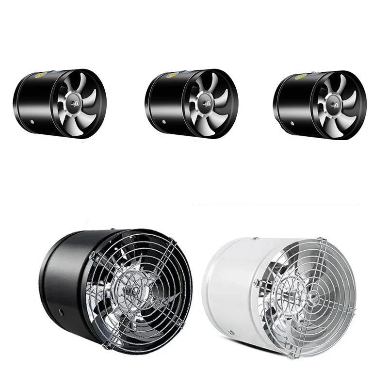 Inline Duct Exhaust Fan with Copper Motor for Kitchen, Bathroom & Workshop Ventilation | Thomler