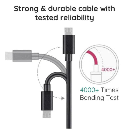 High-Speed Micro USB Charging Cable – 10 Foot Extended Reach for Android Phones, Tablets, Cameras & More | Thomler