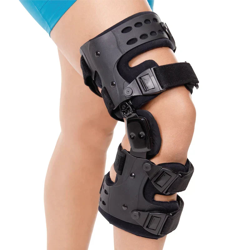 Adjustable Knee Brace for Arthritis Pain Relief with Hinged Support & Range of Motion Control for Medial Lateral Osteoarthritis | Unloader S | Thomler