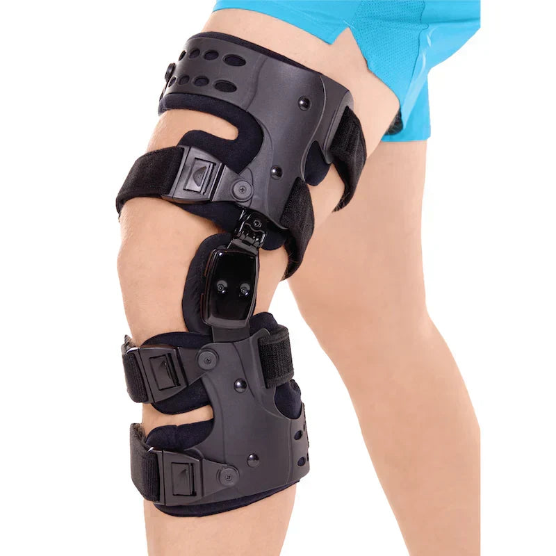 Adjustable Knee Brace for Arthritis Pain Relief with Hinged Support & Range of Motion Control for Medial Lateral Osteoarthritis | Unloader S | Thomler
