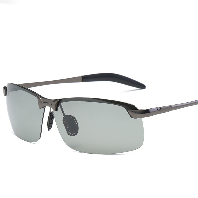 Photochromic Polarized Sunglasses for Driving & Outdoor Activities | UV400 Protection Transition Lenses Auto-Darkening Eyewear for Men & Wom | Thomler