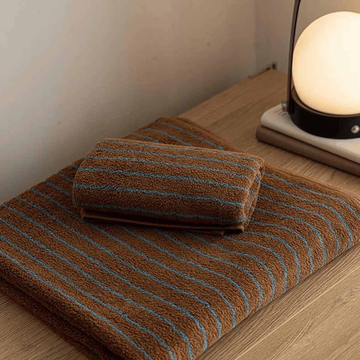 Vintage Stripe Bath & Face Towels – 100% Pure Cotton, Fast-Drying & Soft for Everyday Use | Thomler