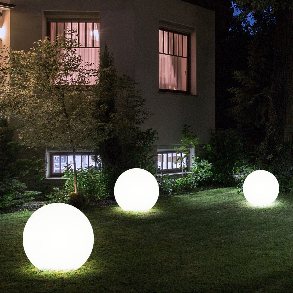 Rechargeable LED Sphere Light for Outdoor & Indoor Use – Cordless Color-Changing Globe Lamp for Patio, Yard, Deck & Events | Thomler