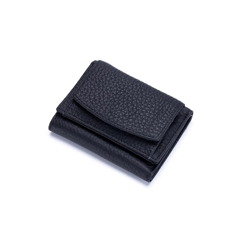 Compact RFID Blocking Leather Wallet for Women – Snap-Close Coin Purse with Card Slots & RFID Shield for Everyday Carry | Thomler