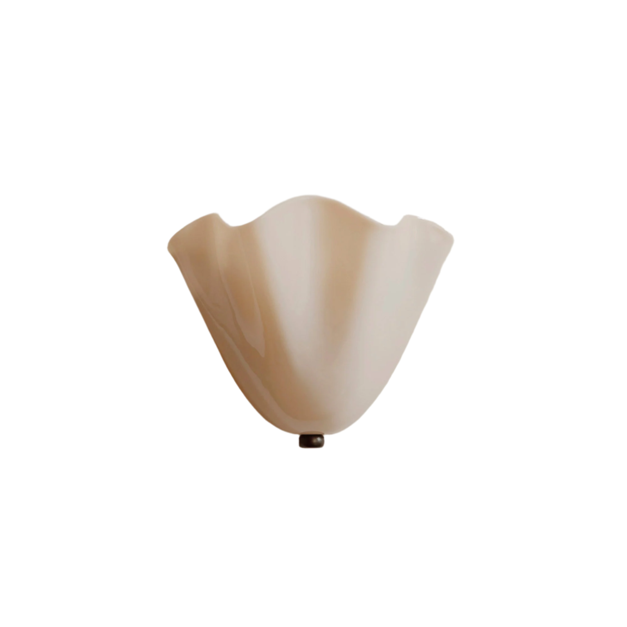 Wall Lamp Colored Glass 11.0 in Vintage Bedroom Hallway Decorative Shell Sconce Ambient Lighting Fixture | Thomler