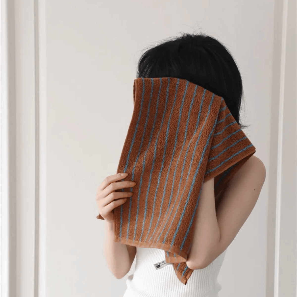 Vintage Stripe Bath & Face Towels – 100% Pure Cotton, Fast-Drying & Soft for Everyday Use | Thomler
