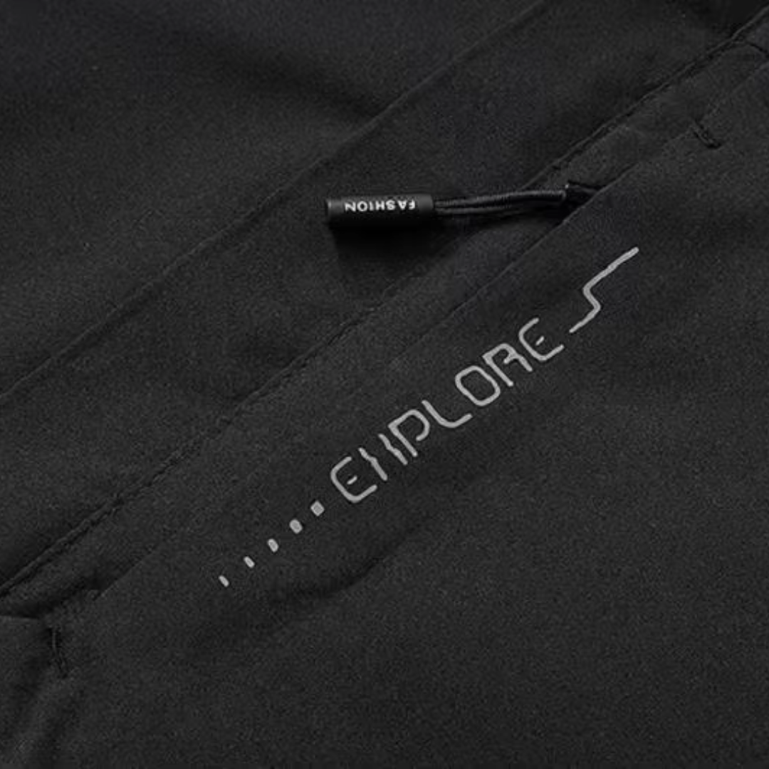 Lightweight Zip-Front Rain Jacket with Hood – Breathable Weather Shell for Men | Thomler