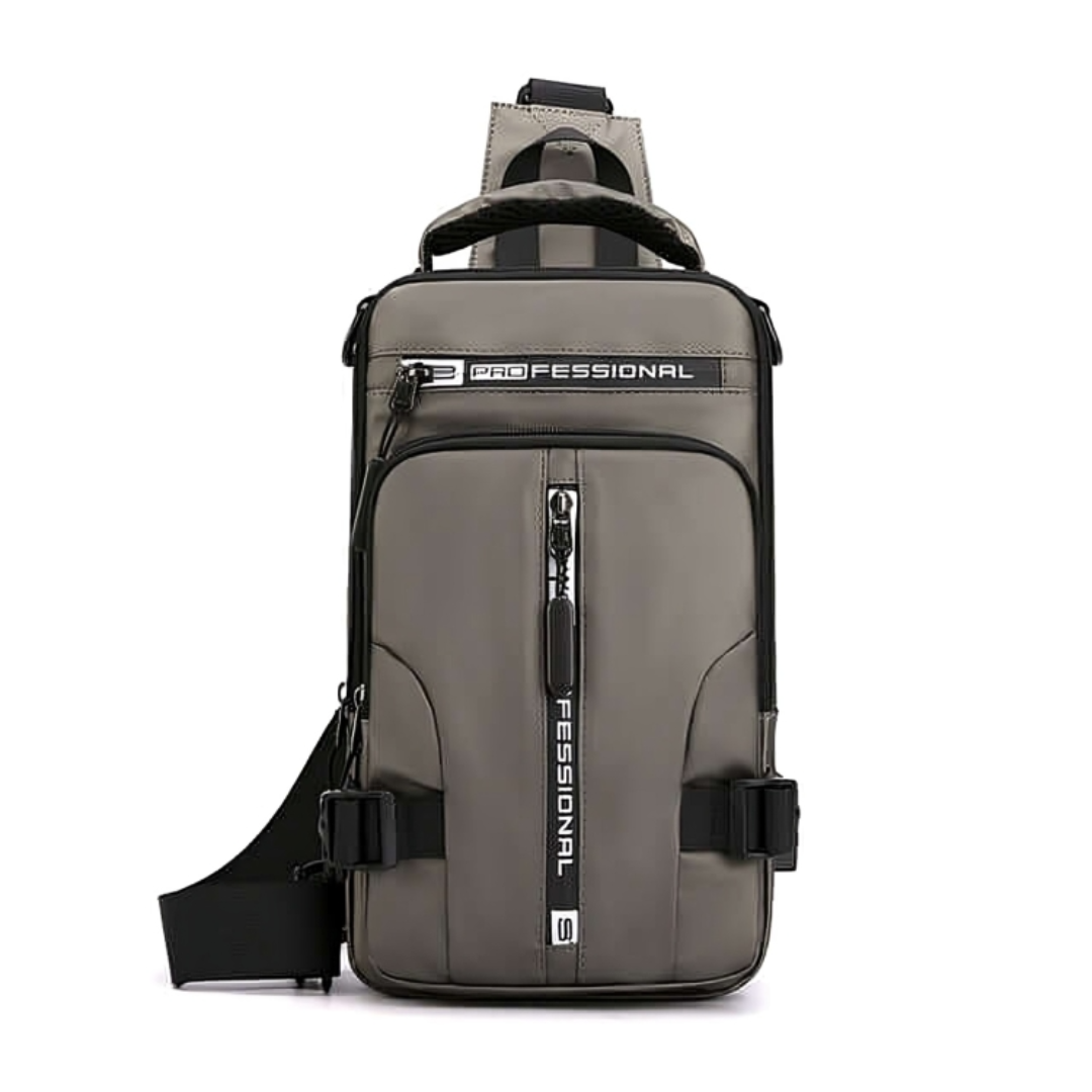 Crossbody Sling Bag with Anti-Theft Hidden Zippers & USB Charging Port – Water-Resistant Nylon Daypack for Travel, Commute & Everyday Carry | Thomler