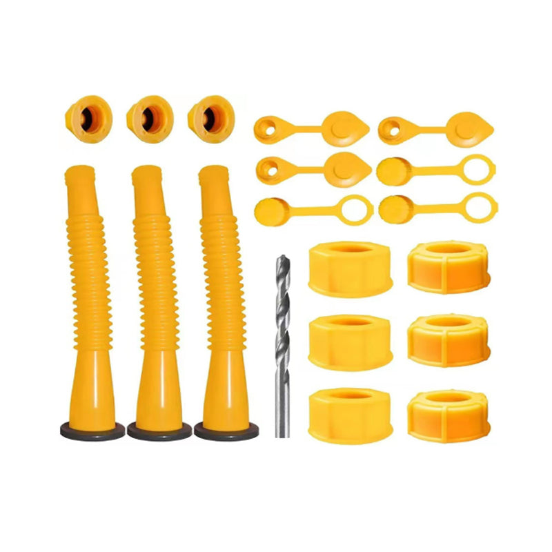 Fuel Container Replacement Spout Kit with Bendable Hose for Gas Cans – Universal Fit Pouring Nozzle Set | Thomler