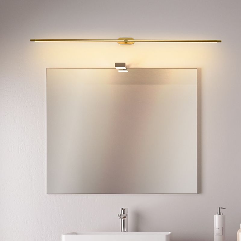 Modern Linear LED Wall Sconce – Sleek Metal & Acrylic Light Bar for Living Room, Bedroom & Bathroom | Hardwired Fixture for Contemporary | Thomler